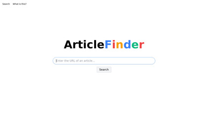 ArticleFinder image