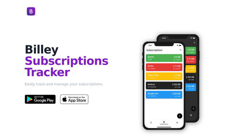 Billey Landing Page