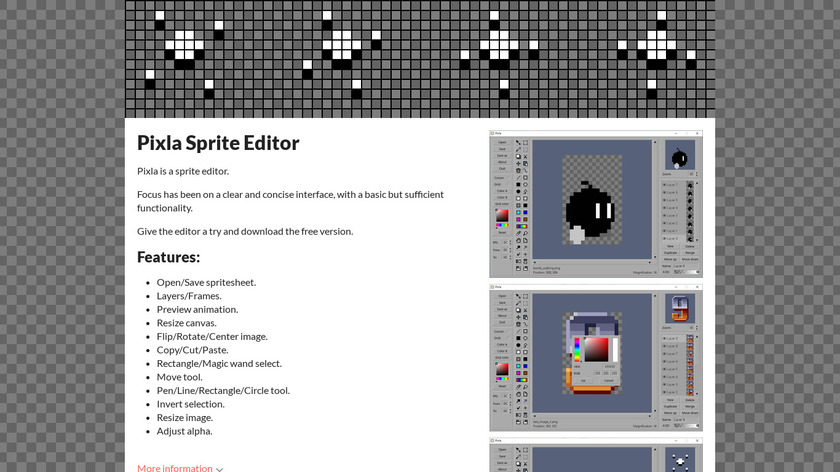 nerikebitar.itch.io Pixla Landing Page