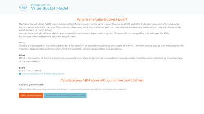 Value Bucket Model image