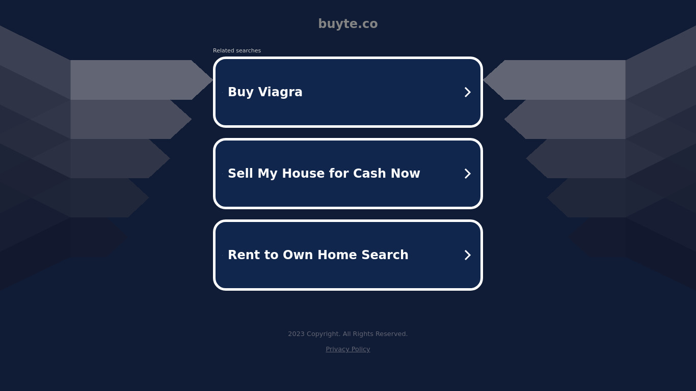 Buyte Mobile Payments Landing page