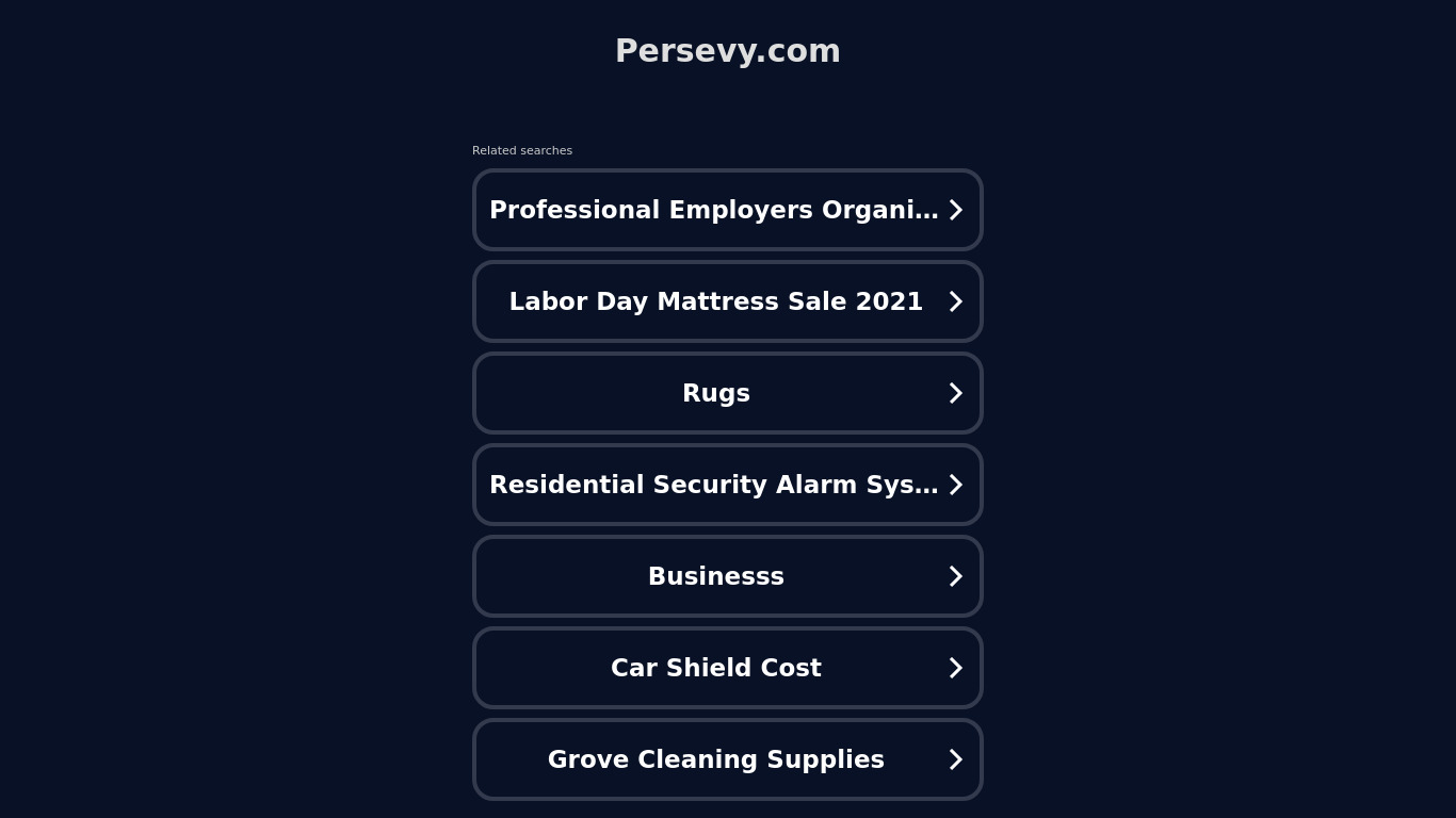 ww1.persevy.com Persevy Landing page