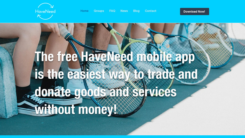 haveneed.org Landing Page