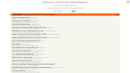 HN Since Your Last Visit image
