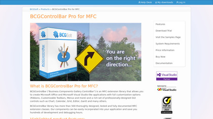 BCGControlBar Pro for MFC image