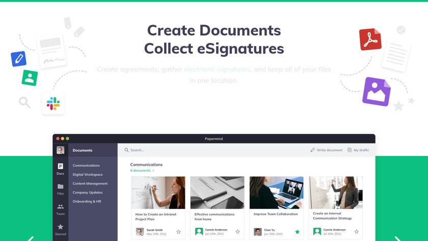 Papermind Landing Page