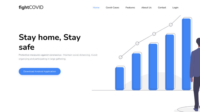 Fight Covid Landing Page