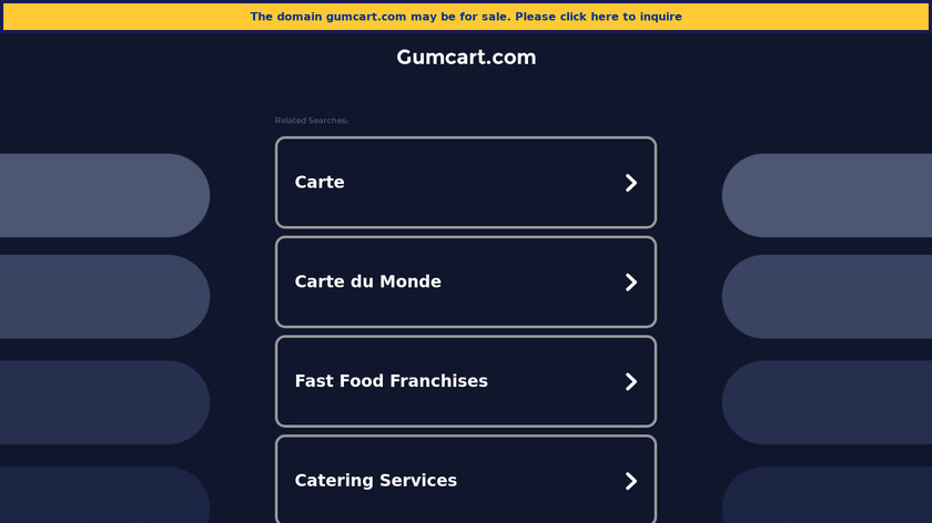 GumCart Landing Page