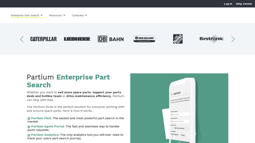 Partium.io Landing Page