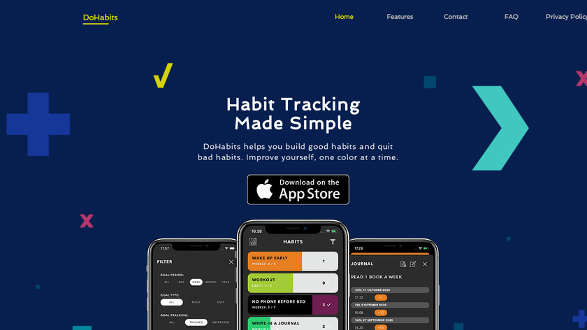 DoHabits.app Landing Page