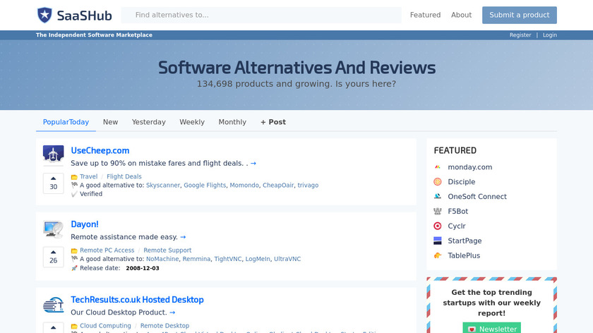 PiCloud Landing Page