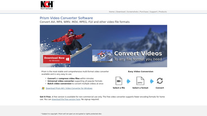Prism Video File Converter image