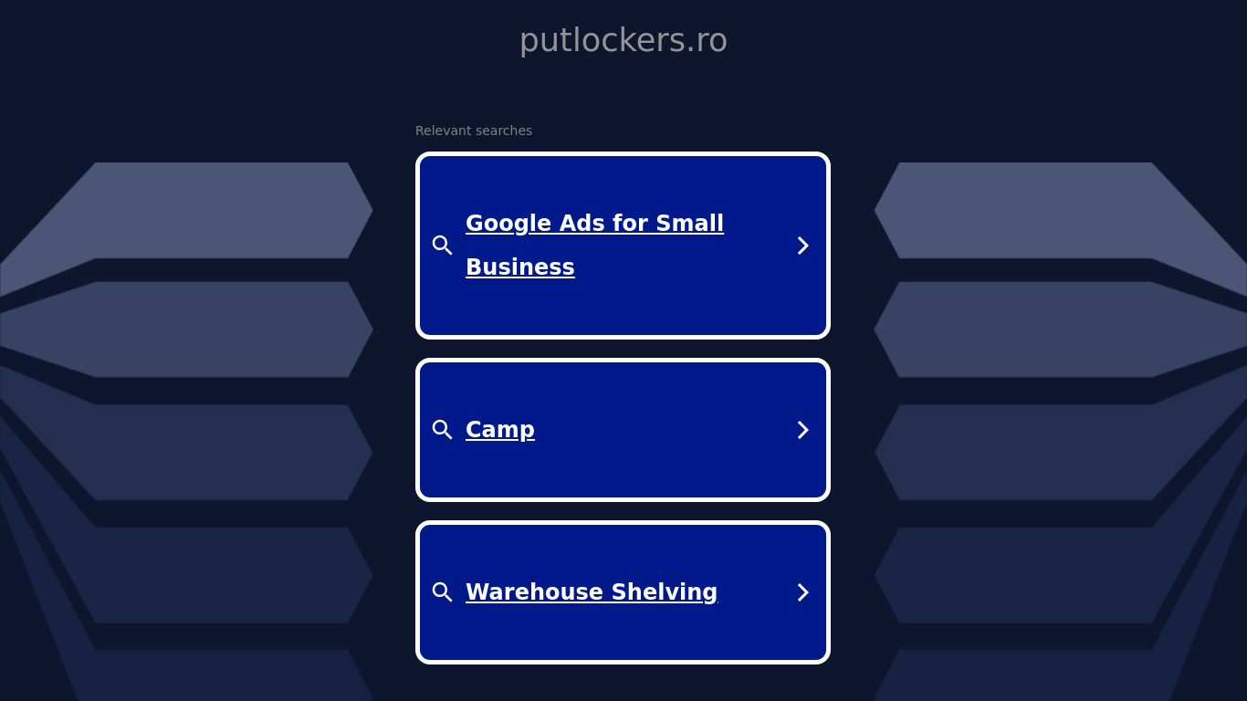 Putlockers.cr Landing page