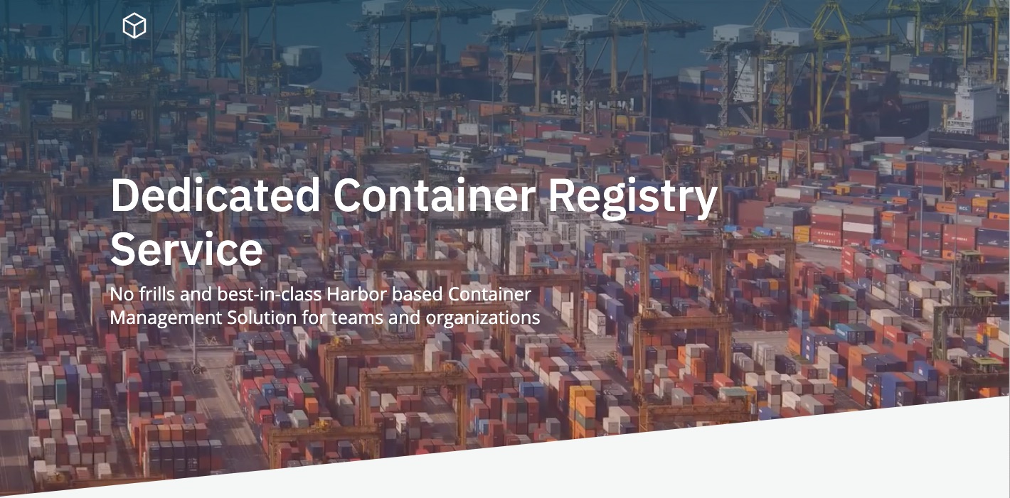 Container Registry Landing page