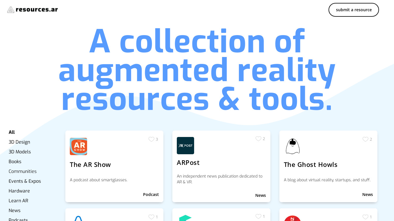 resources.AR Landing page