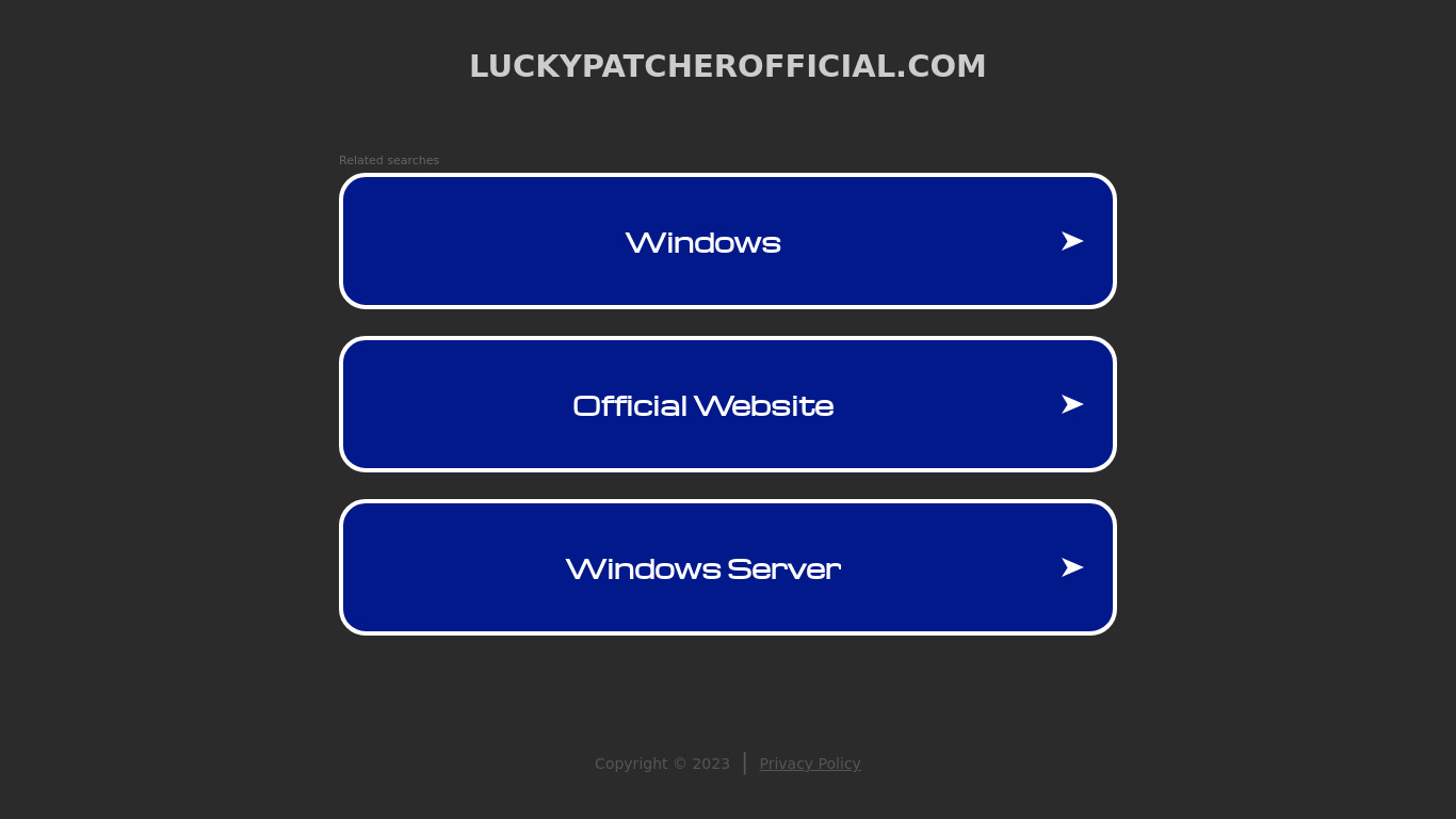 Lucky Patcher APK Landing page