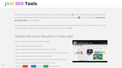 JAM SEO tools image
