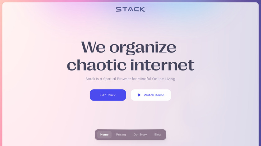 StackBrowser Landing Page