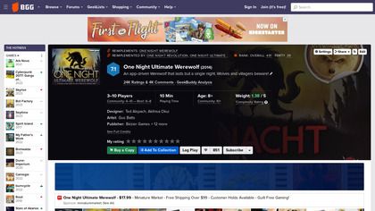 One Night Ultimate Werewolf image