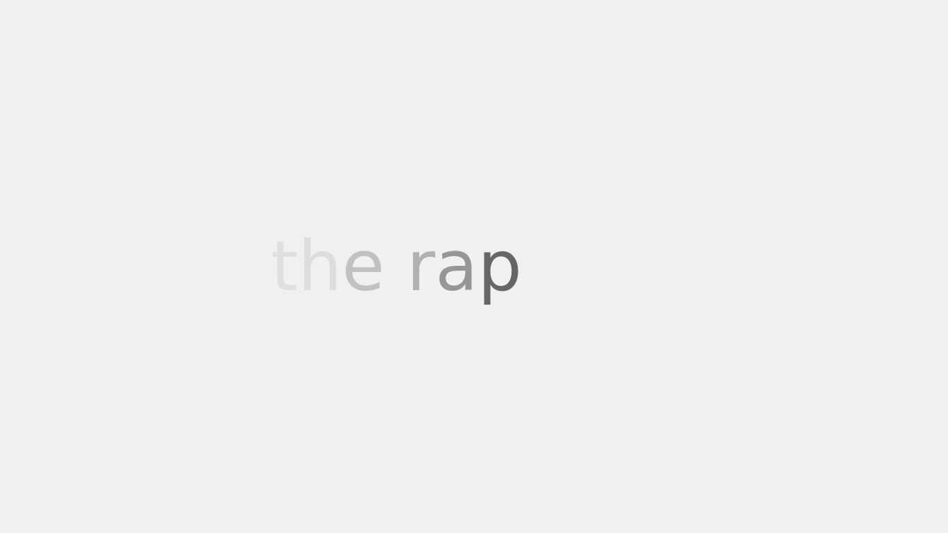 The Rap Test Landing page