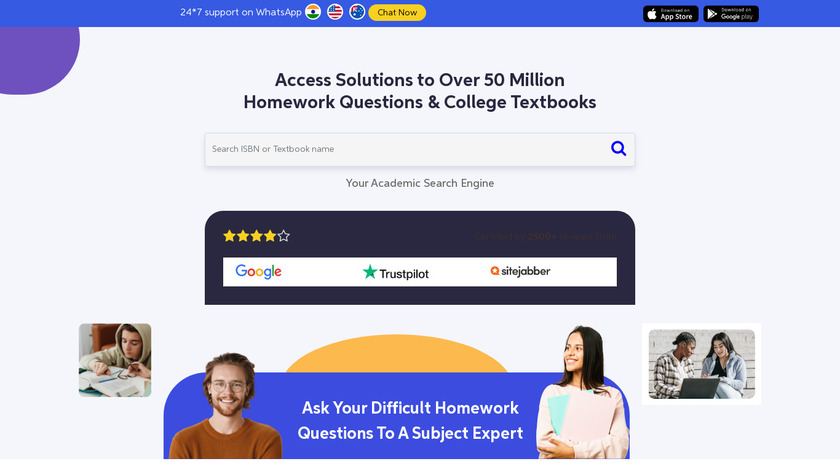 Crazy For Study Landing Page