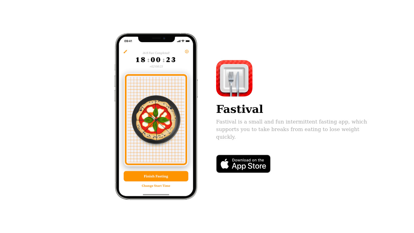 Fastival Landing page
