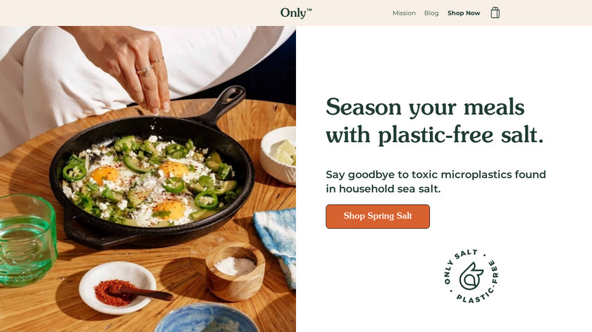 Only Salt Landing Page