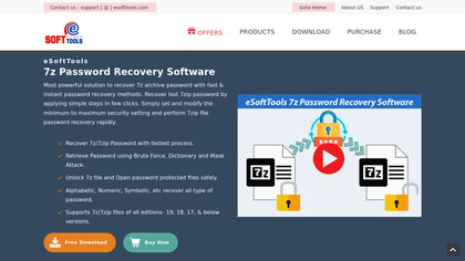 7z Password Recovery by eSoftTools image