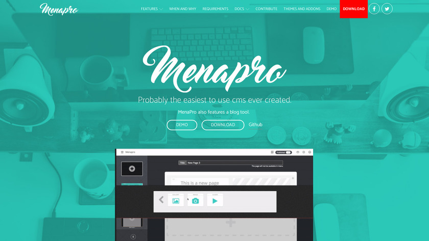 MenaPRO Landing Page