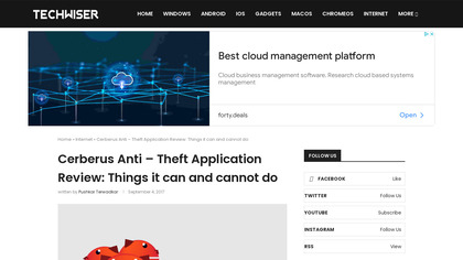 Cerberus Anti Theft image