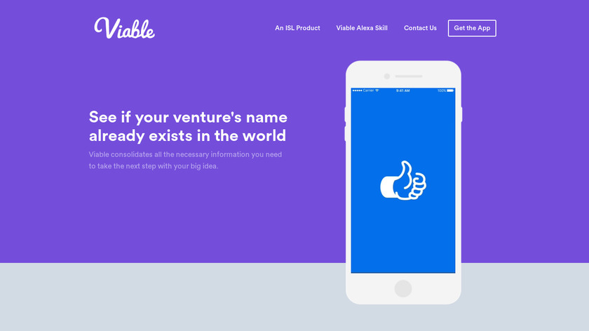 Viable.af Landing Page
