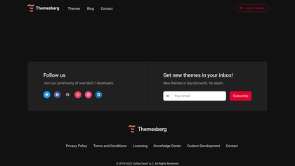 Themesberg screenshot