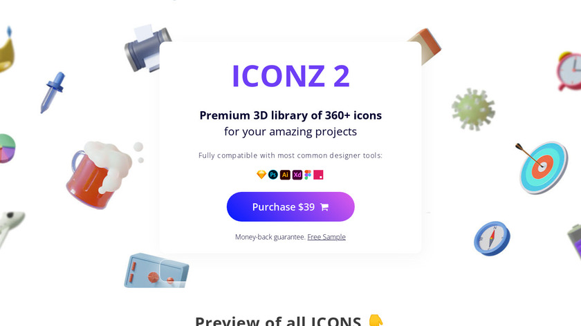 ICONZ Landing Page