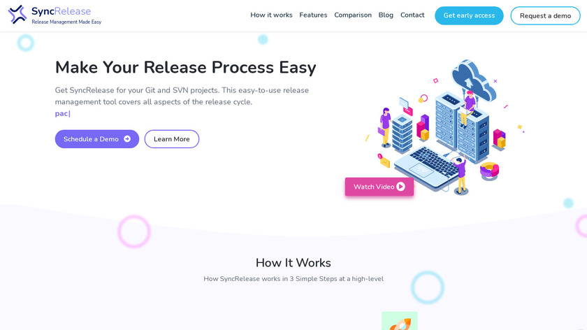 SyncRelease Landing Page
