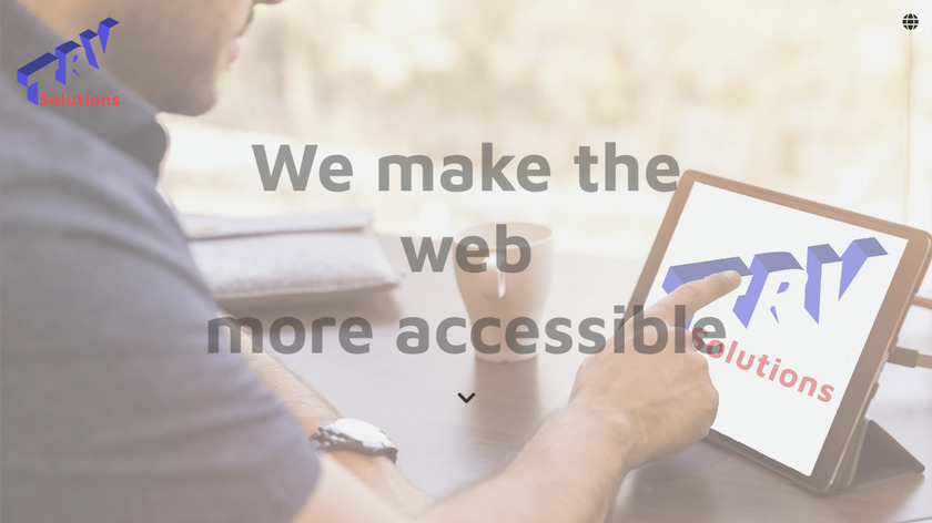 TRV Solutions POS System Landing Page