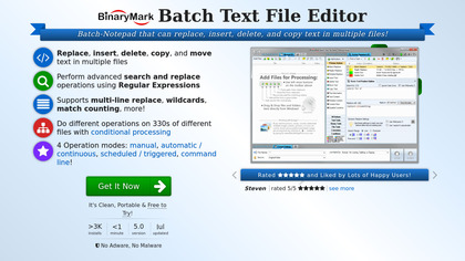 Batch Text File Editor image