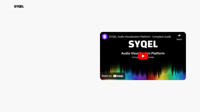 SYQEL Landing Page