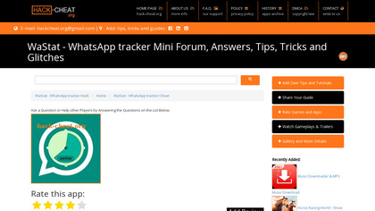 WaStat – WhatsApp tracker image