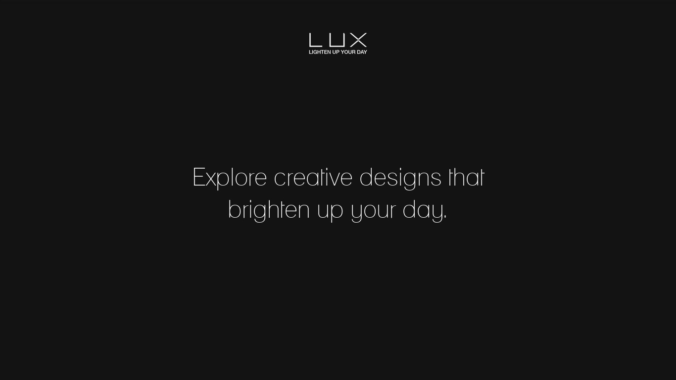 Lux Landing page