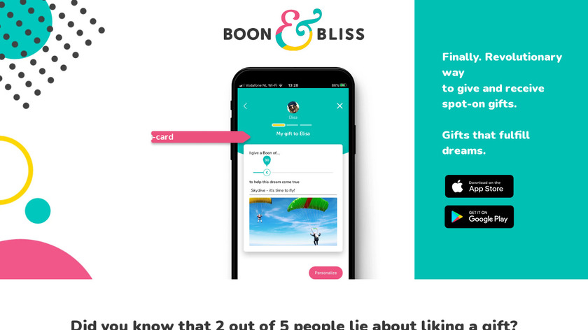 Boon and Bliss Landing Page