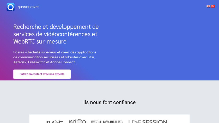 Quonference Landing Page
