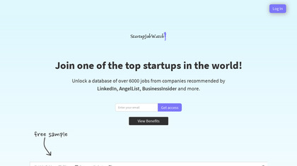 Startup Job Watch image