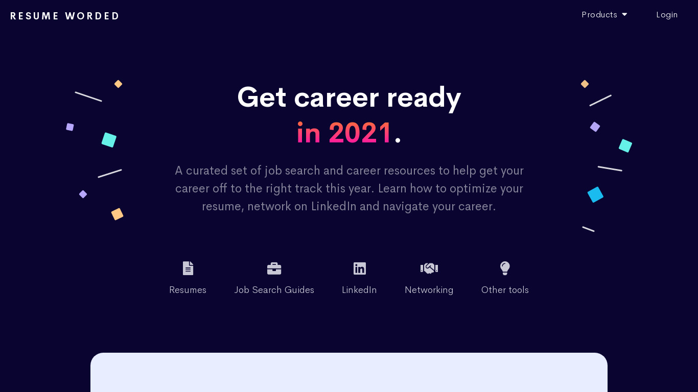 Career Ready Landing page