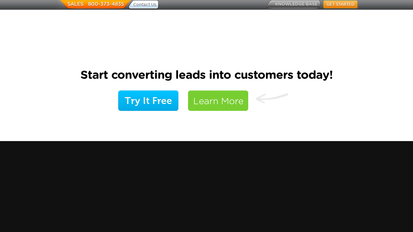 Hosted Dialer Landing page