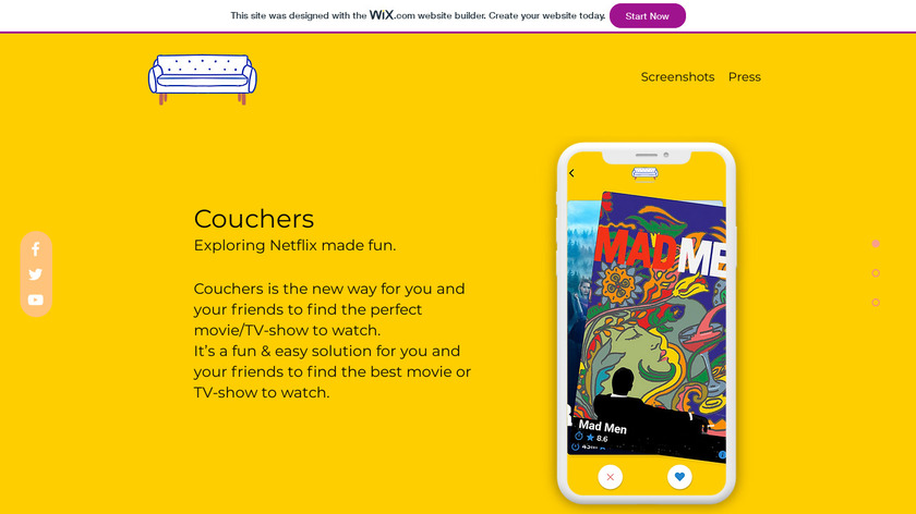 Couchers Landing Page