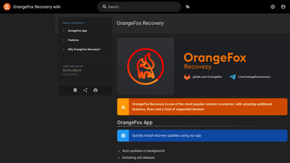 OrangeFox recovery image