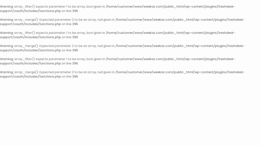 Weekaz for Slack Landing Page