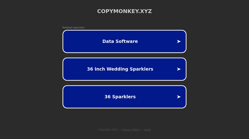 CopyMonkey Landing Page