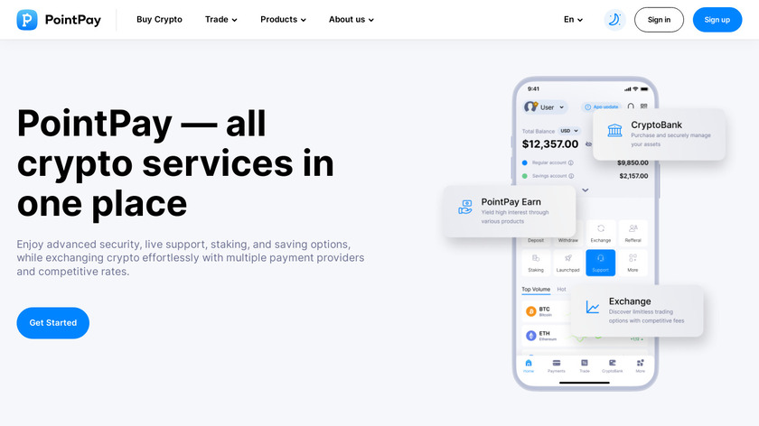 PointPay.io Landing Page
