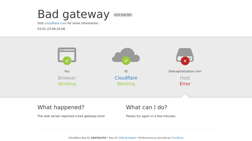 titlecapitalization Landing Page